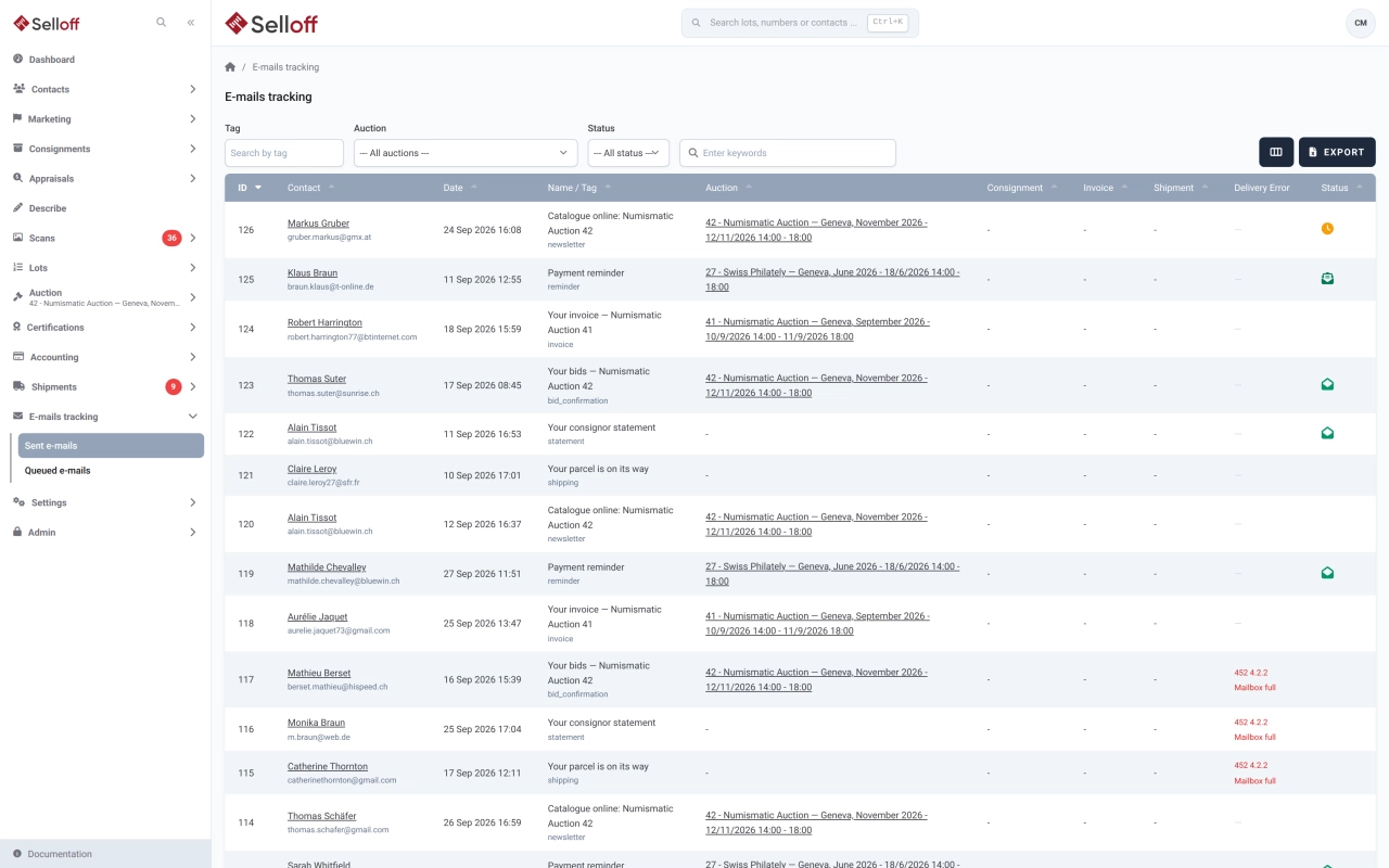Email tracking