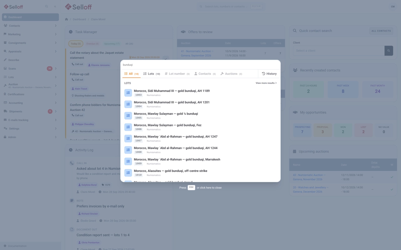 Smart search & filters